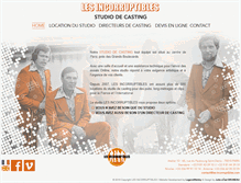 Tablet Screenshot of les-incorruptibles.com